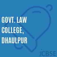 Govt. Law College, Dhaulpur Logo