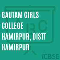 Gautam Girls College Hamirpur, Distt Hamirpur Logo