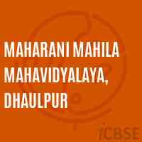 Maharani Mahila Mahavidyalaya, Dhaulpur College Logo