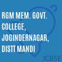 RGM Mem. Govt. College, Jogindernagar, Distt Mandi Logo