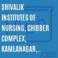 Shivalik Institutes of Nursing, Chibber Complex, Kamlanagar, Snajauli, Distt. Shimla Logo