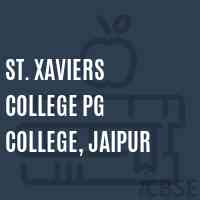 St. Xaviers College PG College, Jaipur Logo