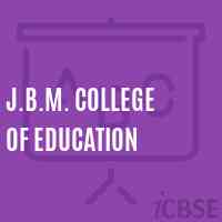 J.B.M. College of Education Logo