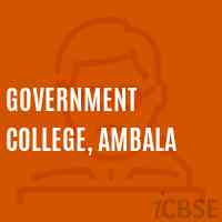 Government College, Ambala Logo