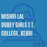 Mishri Lal Dubey Girls T.T. College, Kekri Logo