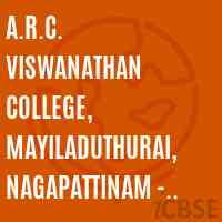 A.R.C. Viswanathan College, Mayiladuthurai, Nagapattinam - 609 003 Logo