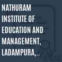 Nathuram Institute of Education and Management, Ladampura, Mehgaon Logo