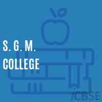 S. G. M. College Logo