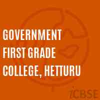 Government First Grade College, Hetturu Logo