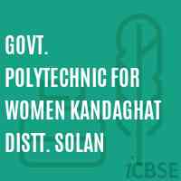 Govt. Polytechnic For Women Kandaghat Distt. Solan College Logo