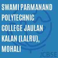 Swami Parmanand Polytechnic College Jaulan Kalan (Lalru), Mohali Logo