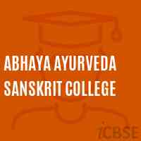 Abhaya Ayurveda Sanskrit College Logo