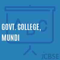Govt. College, Mundi Logo