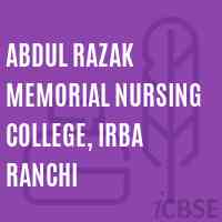 Abdul Razak Memorial Nursing College, Irba Ranchi Logo