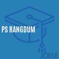 Ps Rangdum Middle School Logo