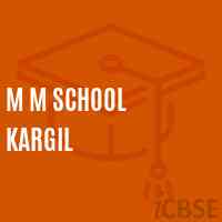 M M School Kargil Logo