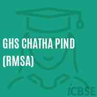 Ghs Chatha Pind (Rmsa) Secondary School Logo