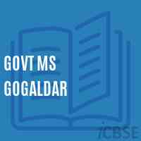 Govt Ms Gogaldar Middle School Logo