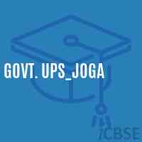 Govt. Ups_Joga Middle School Logo