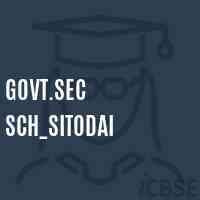Govt.Sec Sch_Sitodai Secondary School Logo