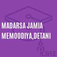 Madarsa Jamia Memoodiya,Detani Middle School Logo