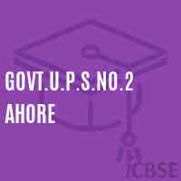 Govt.U.P.S.No.2 Ahore Middle School Logo