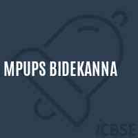 Mpups Bidekanna Middle School Logo