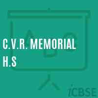 C.V.R. Memorial H.S Secondary School Logo