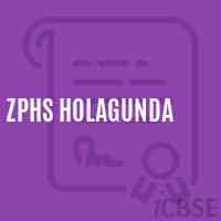 Zphs Holagunda Secondary School Logo