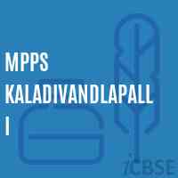 Mpps Kaladivandlapalli Primary School Logo