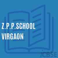 Z.P.P.School Virgaon Logo