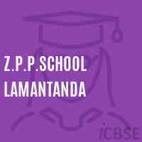 Z.P.P.School Lamantanda Logo