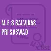 M.E.S Balvikas Pri Saswad Primary School Logo