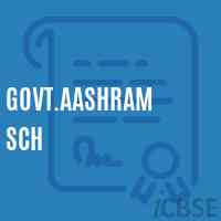 Govt.Aashram Sch Secondary School Logo