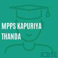 Mpps Kapuriya Thanda Primary School Logo