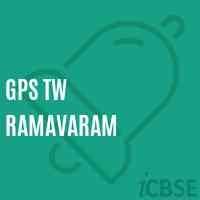 Gps Tw Ramavaram Primary School Logo