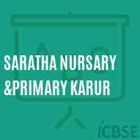 Saratha Nursary &primary Karur Primary School Logo