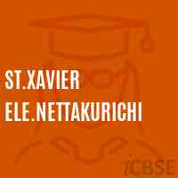 St.Xavier Ele.Nettakurichi Primary School Logo