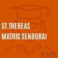 St.Thereas Matric Sendurai Senior Secondary School Logo