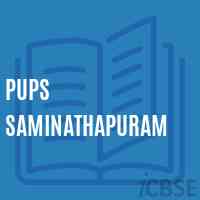 Pups Saminathapuram Primary School Logo