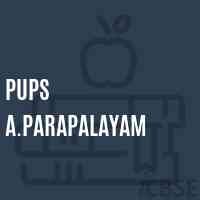 Pups A.Parapalayam Primary School Logo