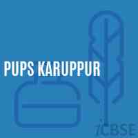 Pups Karuppur Primary School Logo