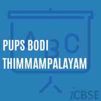 Pups Bodi Thimmampalayam Primary School Logo