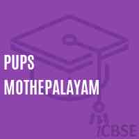 Pups Mothepalayam Primary School Logo