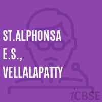 St.Alphonsa E.S., Vellalapatty Primary School Logo