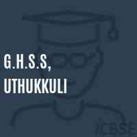 G.H.S.S, Uthukkuli High School Logo