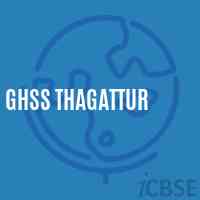 Ghss Thagattur High School Logo