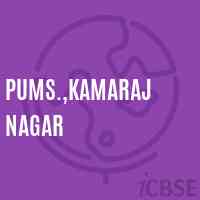 Pums.,Kamaraj Nagar Middle School Logo