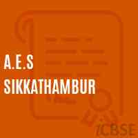 A.E.S Sikkathambur Primary School Logo