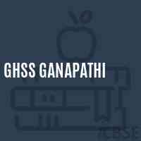 Ghss Ganapathi High School Logo